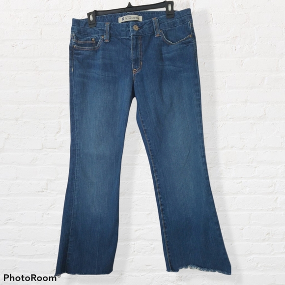 GAP Denim - Gap raw hem cropped jeans